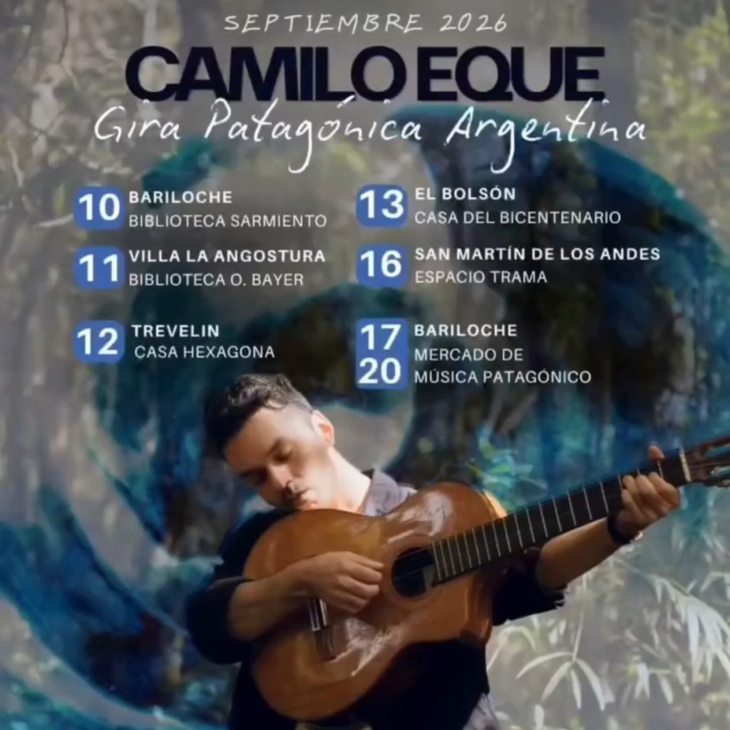 Camilo Eque en El Bolsón