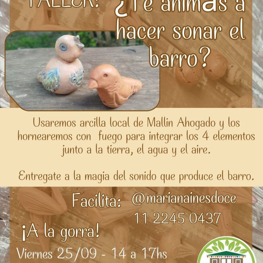 Taller: ¿Te animás a hacer sonar el barro?