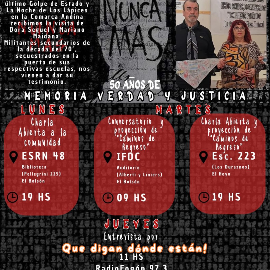 Charla Abierta a la comunidad: 50 años del Golpe
