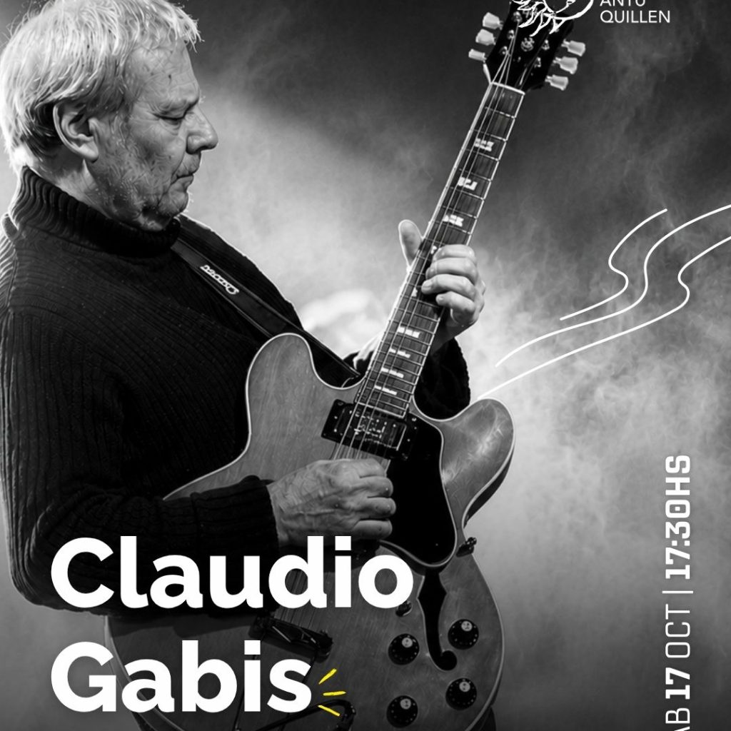 Claudio Gabis en el Centro Cultural Antu Quillen