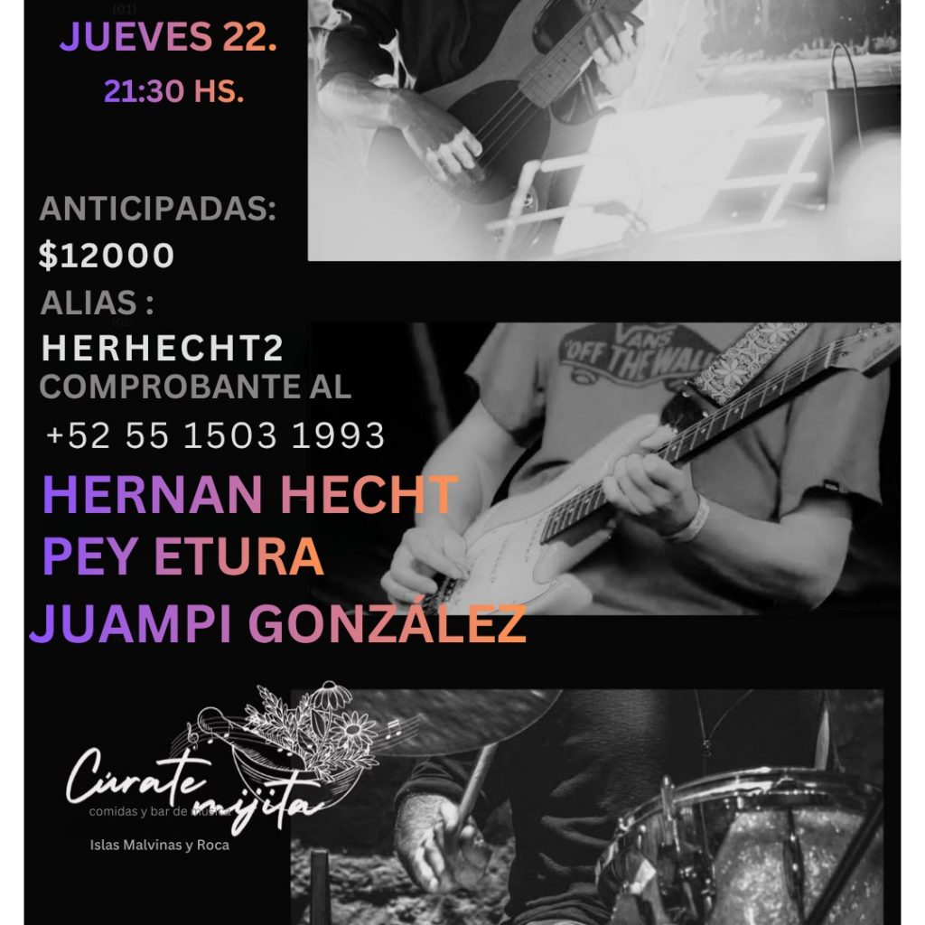 Hernan Hecht, Pey Etura y Juampi González